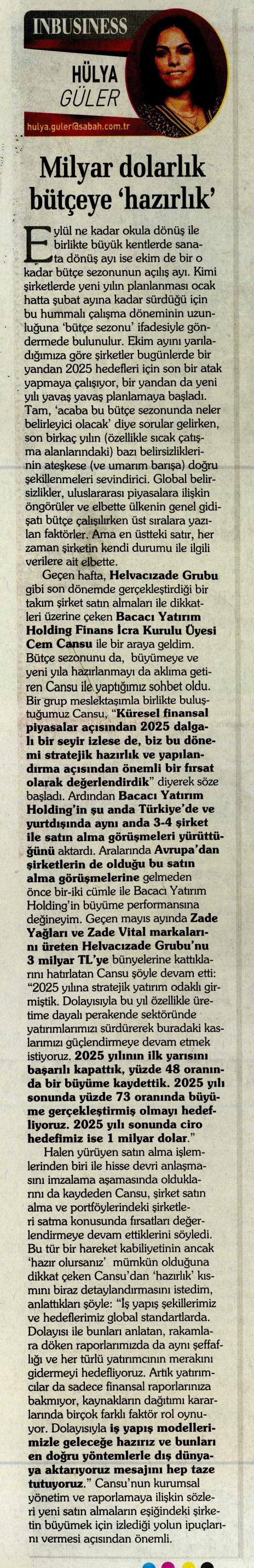 Cem Cansu, ekonomi basınının temsilcileriyle buluştu